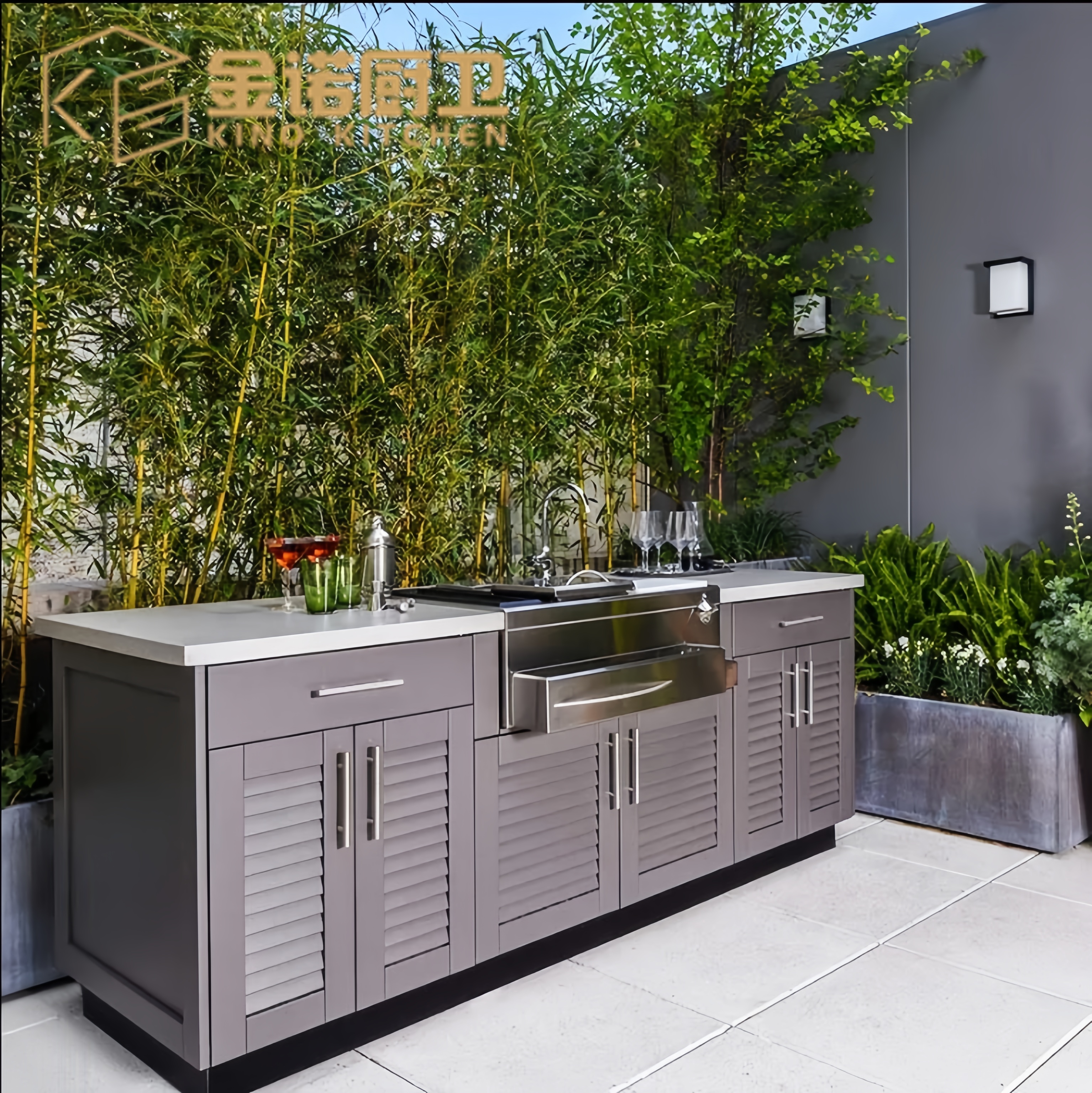 Outdoor Kitchen Cabinets Kitchen Cabinet Luxury Stainless Steel Kitchen Cabinet Furniture