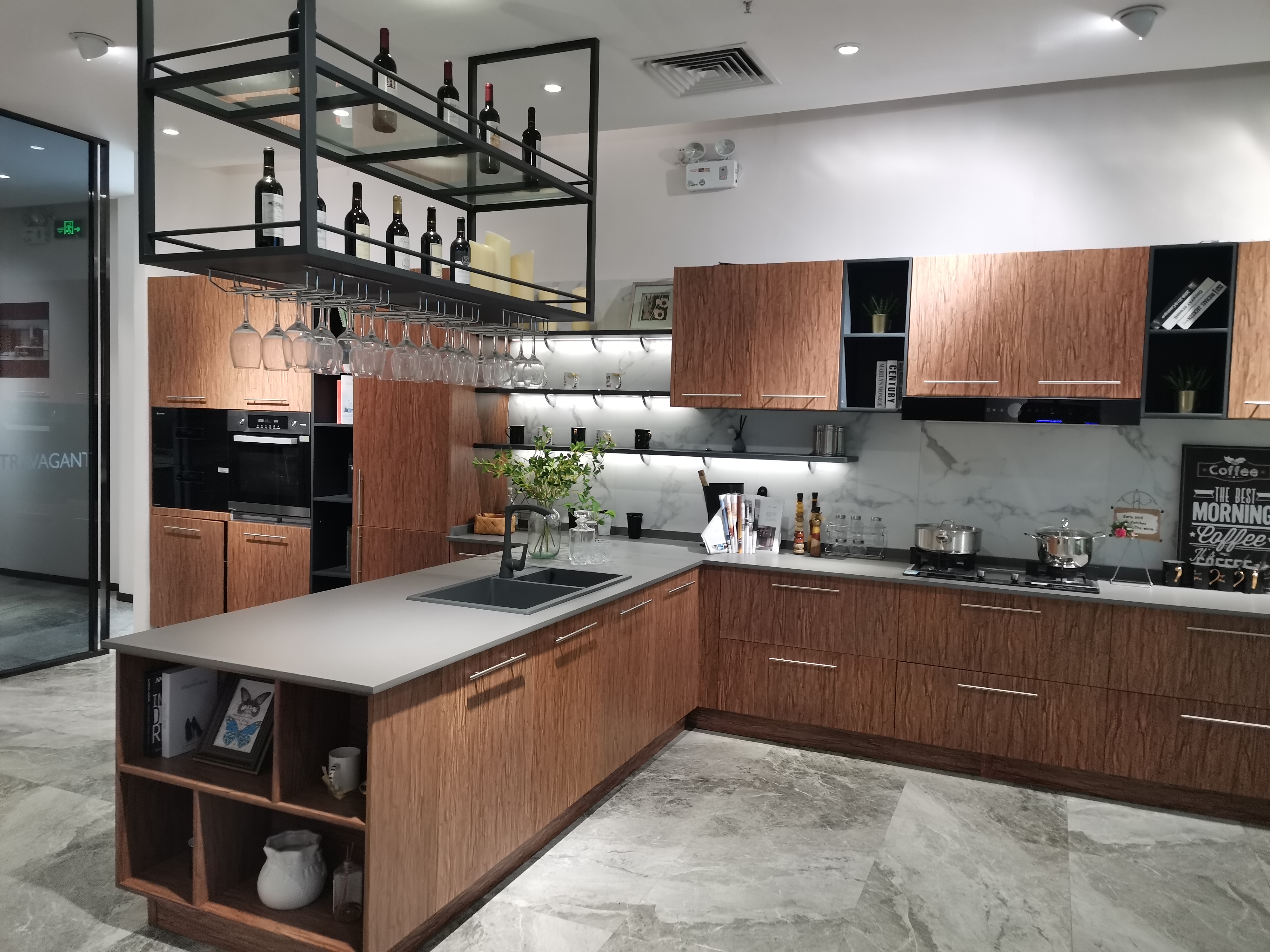 Modern Design Style Furniture Price Ready to Assemble Furniture Complete Sets Stainless Steel Modular Kitchen Cabinets for Sale