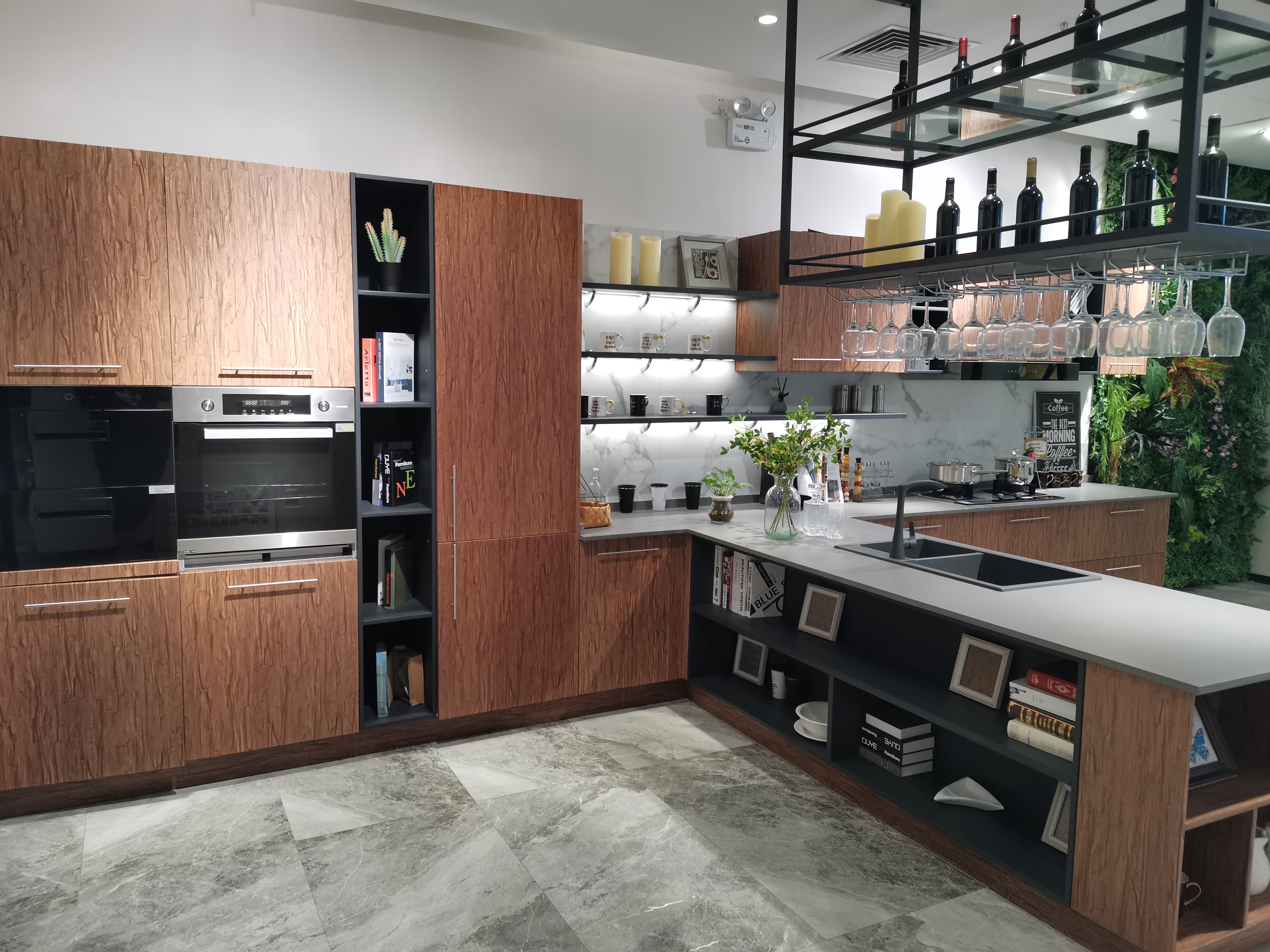Modern Design Style Furniture Price Ready to Assemble Furniture Complete Sets Stainless Steel Modular Kitchen Cabinets for Sale