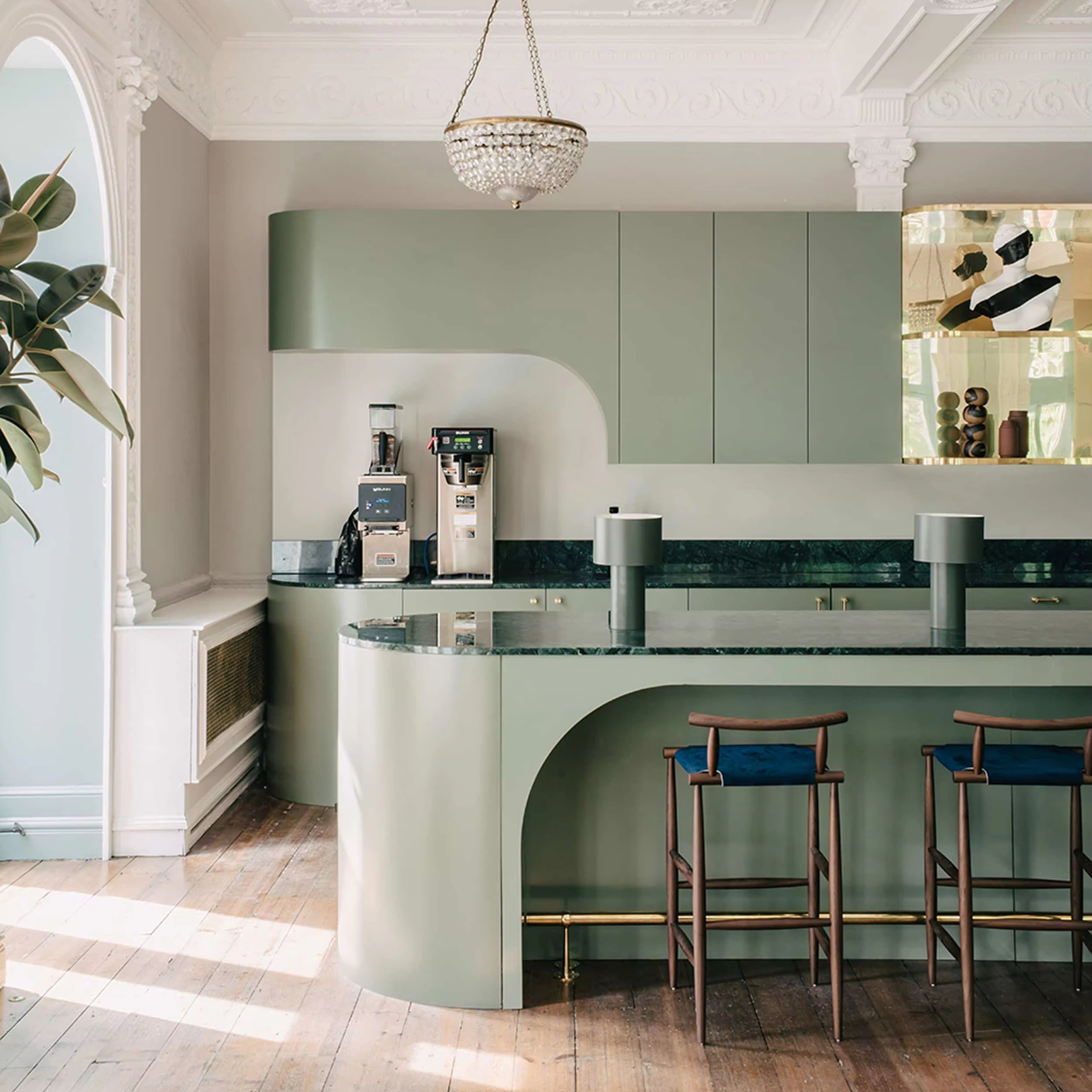 Stainless Steel Corner Base Cabinet for Modular Kitchen