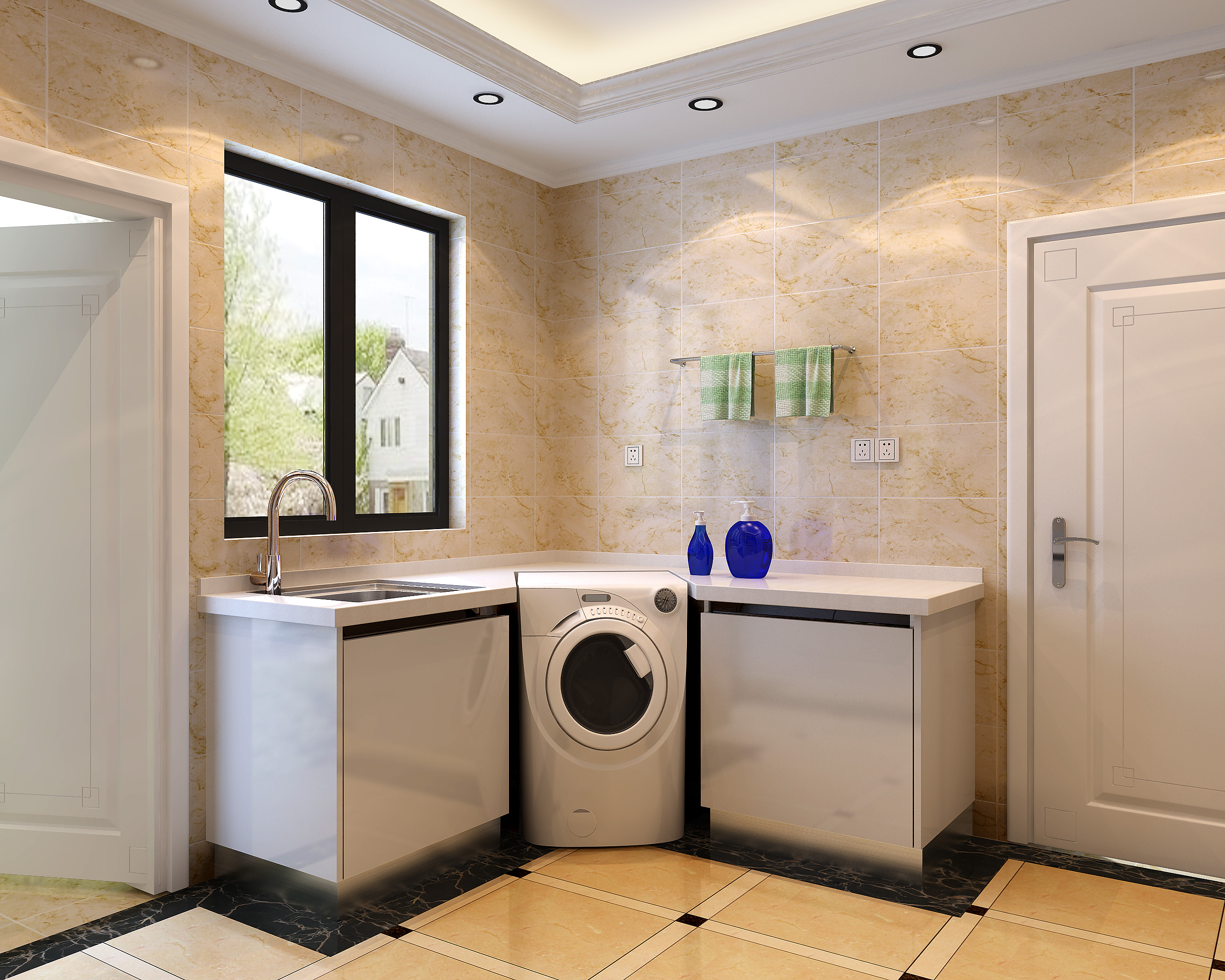 Factory Direct Anti-Rust Laundry Cabinet Anti-Water Customize Design Stainless Steel Laundry Cabinet
