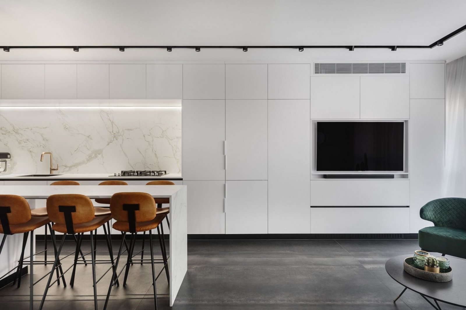 Modern Kitchen Design Cabinet with Stainless Steel Kitchen Cabinet and High Gloss Grey Lacquer Kitchen Cabinet