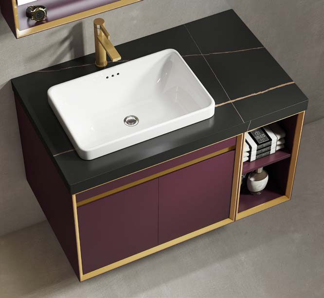 2025 Kino Fashion Design Bathroom Vanities High End Bathroom Vanity with Sink with Bathroom Vanity Light
