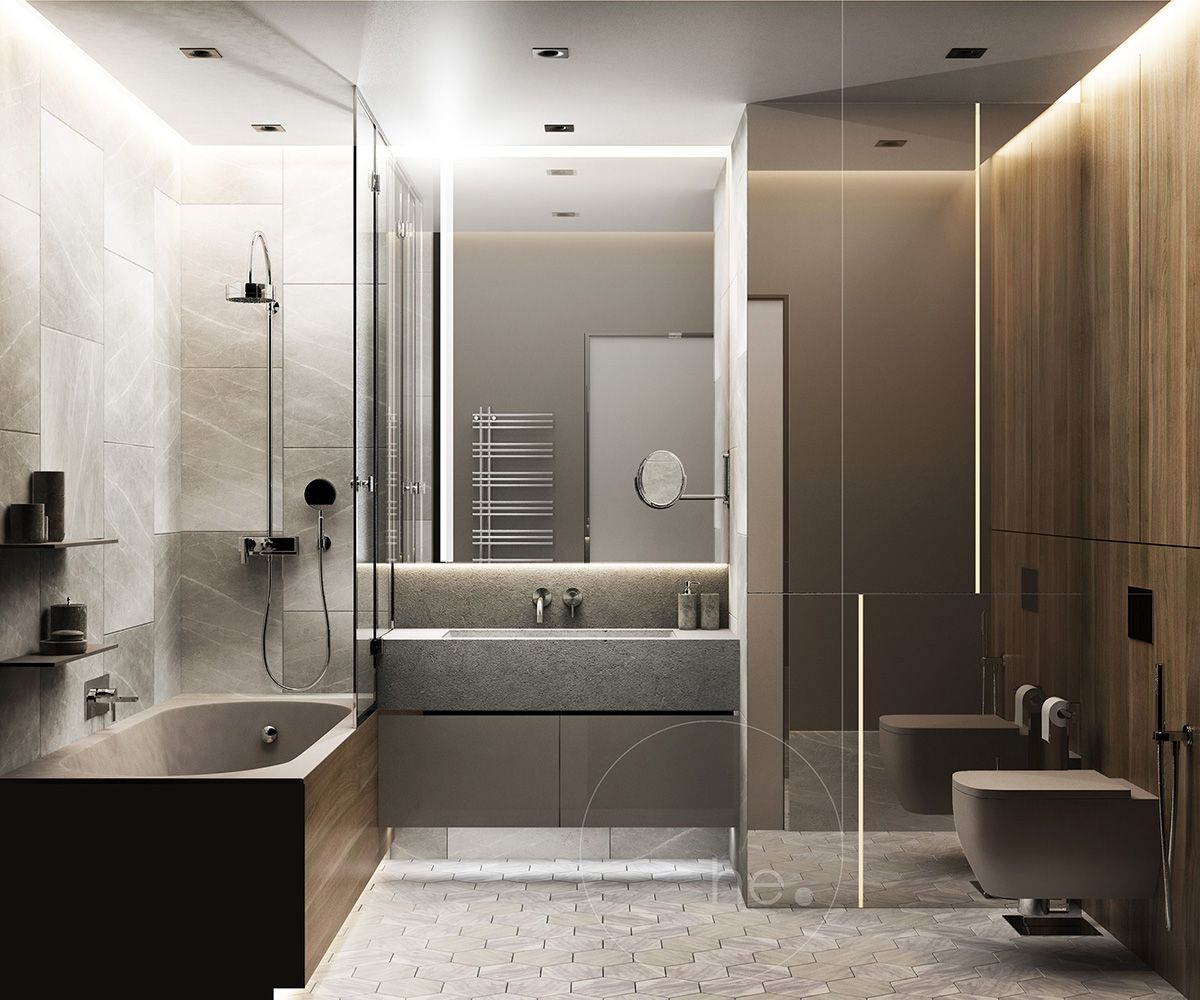 Modern Waterproof Bathroom Vanity Stainless Steel Sink Bathroom Cabinets with Mirror