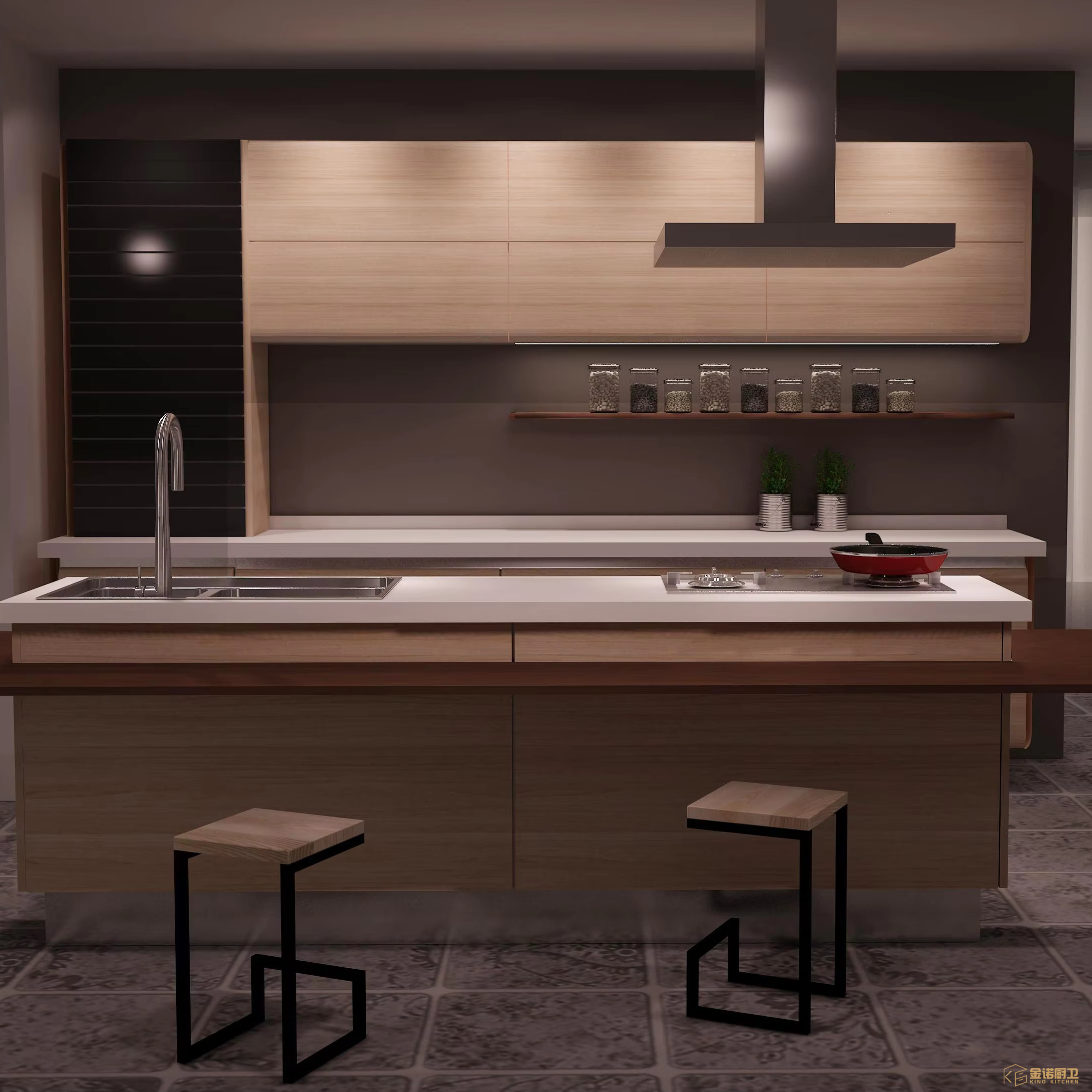 Fully Customized Kitchen Cabinet Systems