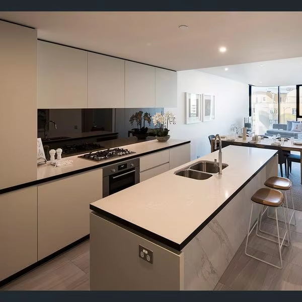 Narrow Stainless Steel Base Cabinet for Small Kitchen