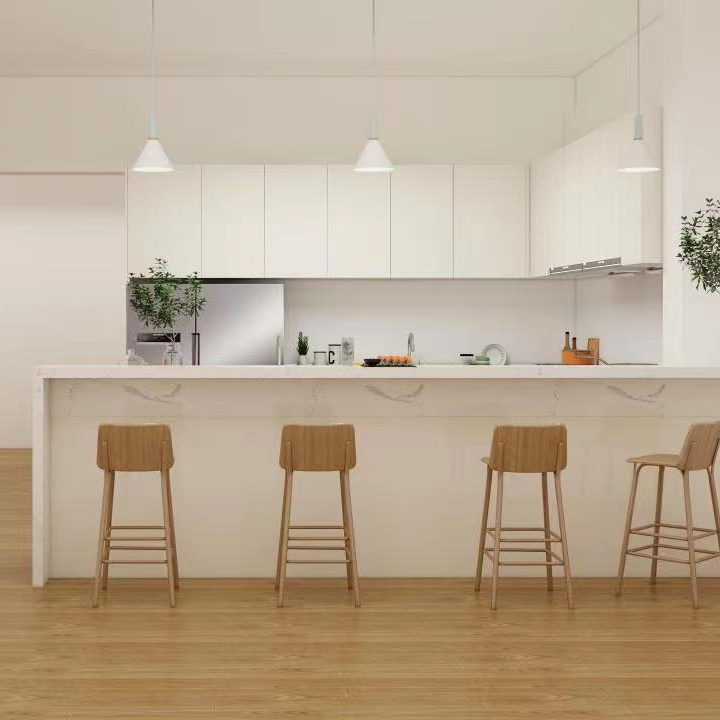 Latest Modern Kitchen Designs 2023 Custom Made American Modern Stainless Steel Kitchen Cabinets and Bathroom Cabinets