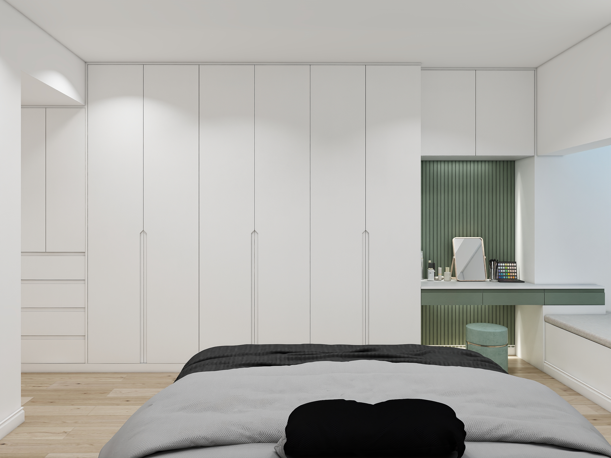 Modern Design Customize Wardrobe Cabinet Furniture Bedroom Wardrobes  with Wardrobe Organizer Storage Box