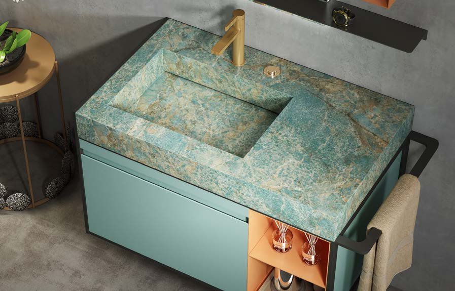 2025 Kino Fashion Design Bathroom Vanities High End Bathroom Vanity with Sink with Bathroom Vanity Light