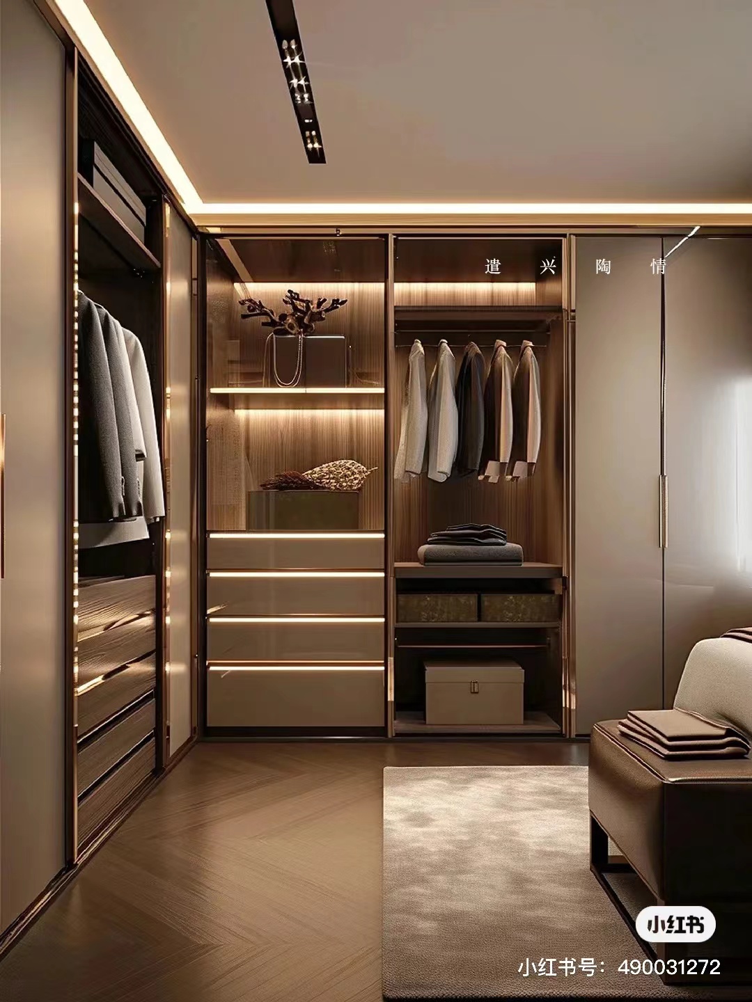 Tall Custom Modern Open Combination Cloth Walk in Closet Bedroom Furniture for Clothes Foldable Metal Cabinet Wardrobes Closet