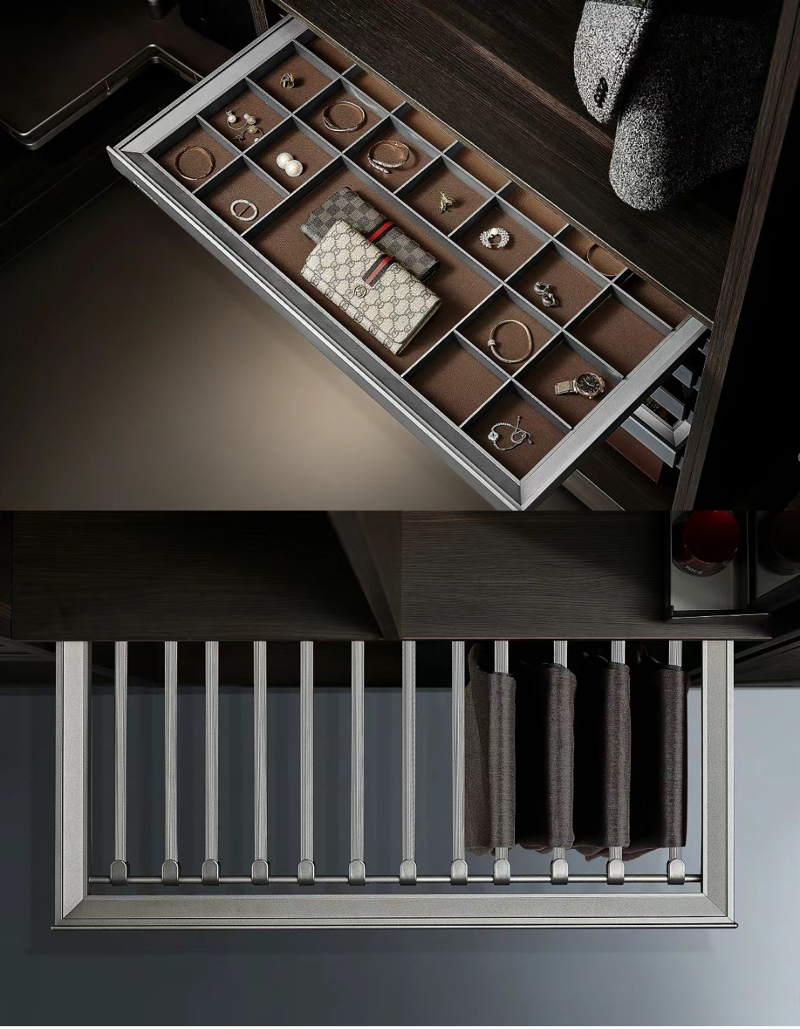 Tall Custom Modern Open Combination Cloth Walk in Closet Bedroom Furniture for Clothes Portable Wardrobes Glass Closet