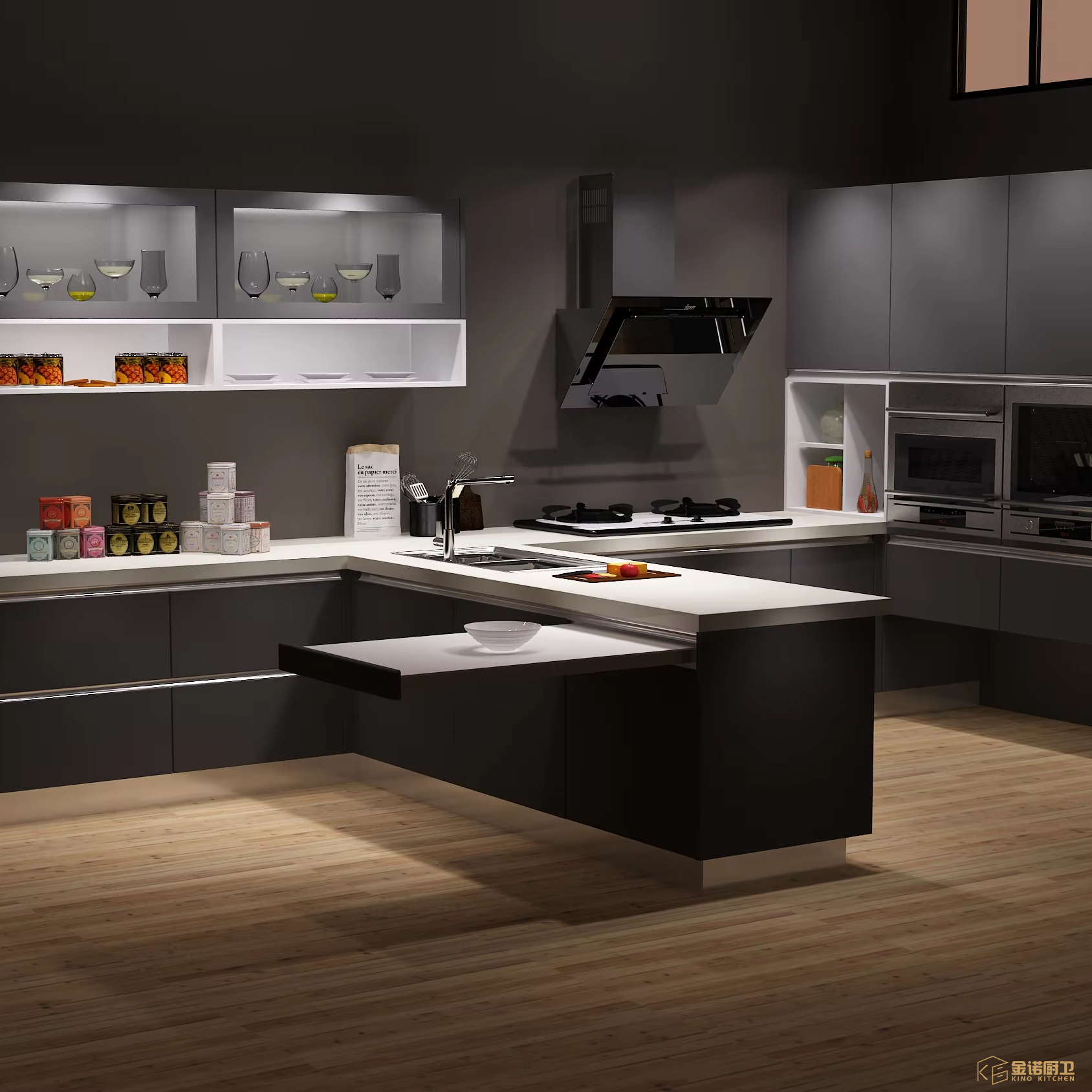 Minimalist Kitchen Design Cabinet Solutions