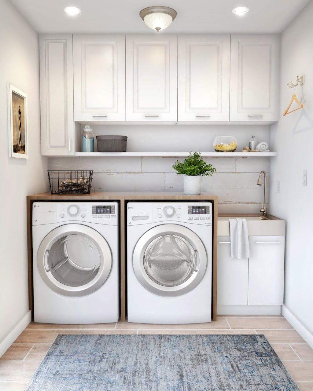 Laundry Room Organizer Cabinets Sink Cabinet with 