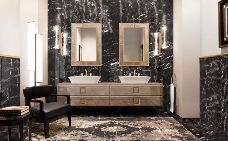 Custom Modern  Meuble Salle De Bain Vanity Bathroom Sink Cabinets with Mirror