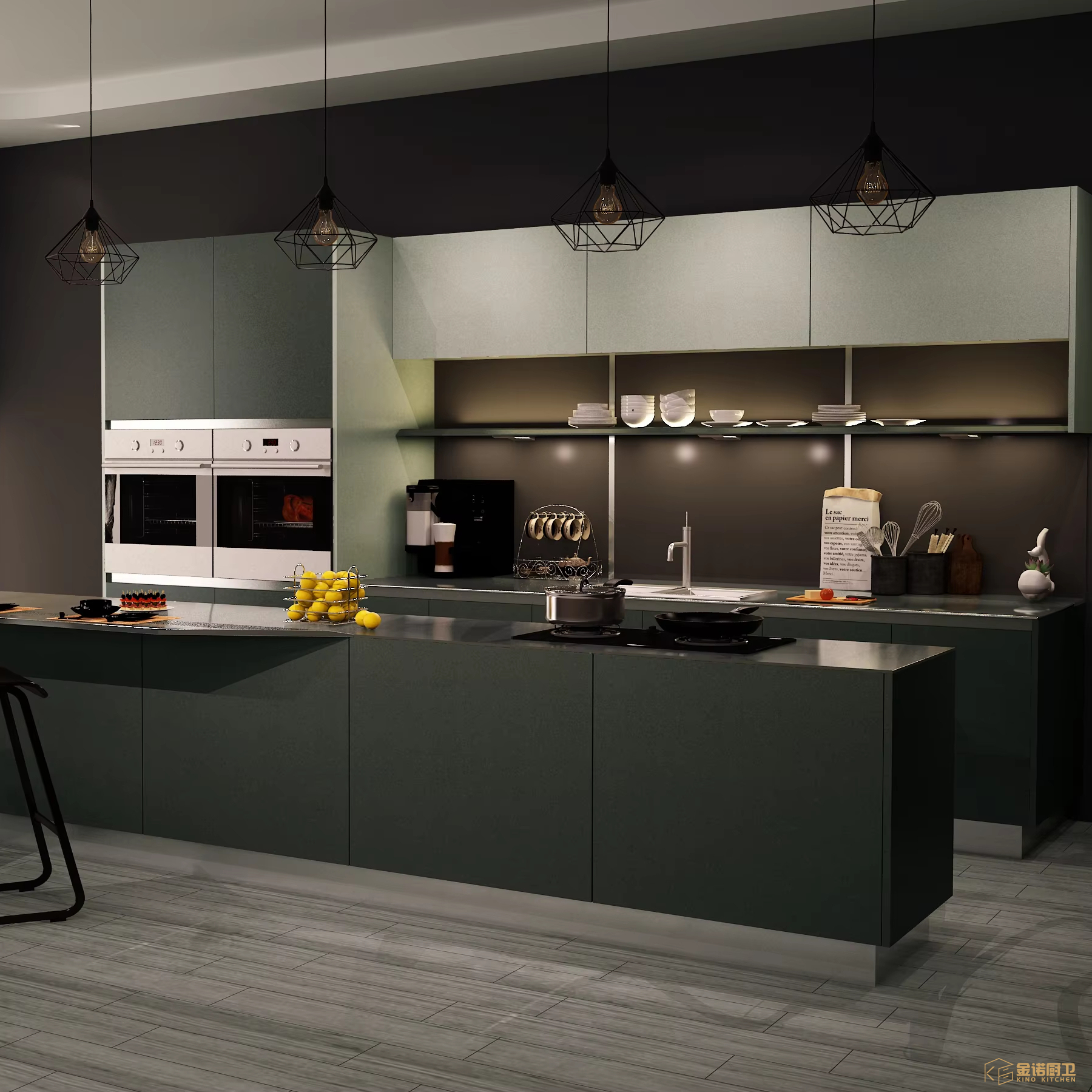 Handleless Kitchen Cabinets Modern Design