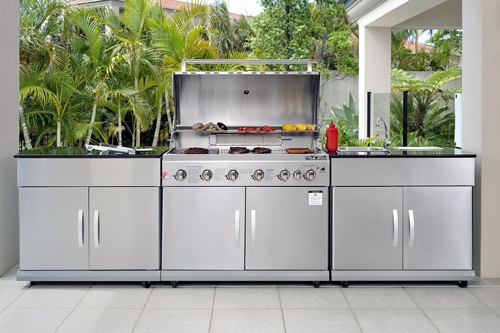 Kitchen Cabinet Stainless Steel Outdoor Garden Kitchen Set Kitchen BBQ Cabinets