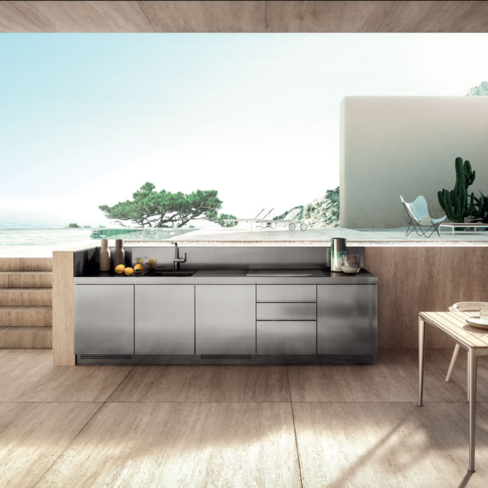 New Professional Designs Custom Made Kitchen Furniture Solid Wood Kitchen Cabinet Doors Outdoor Kitchen Island