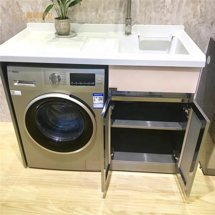 Modern Stainless Steel Balcony Cabinet