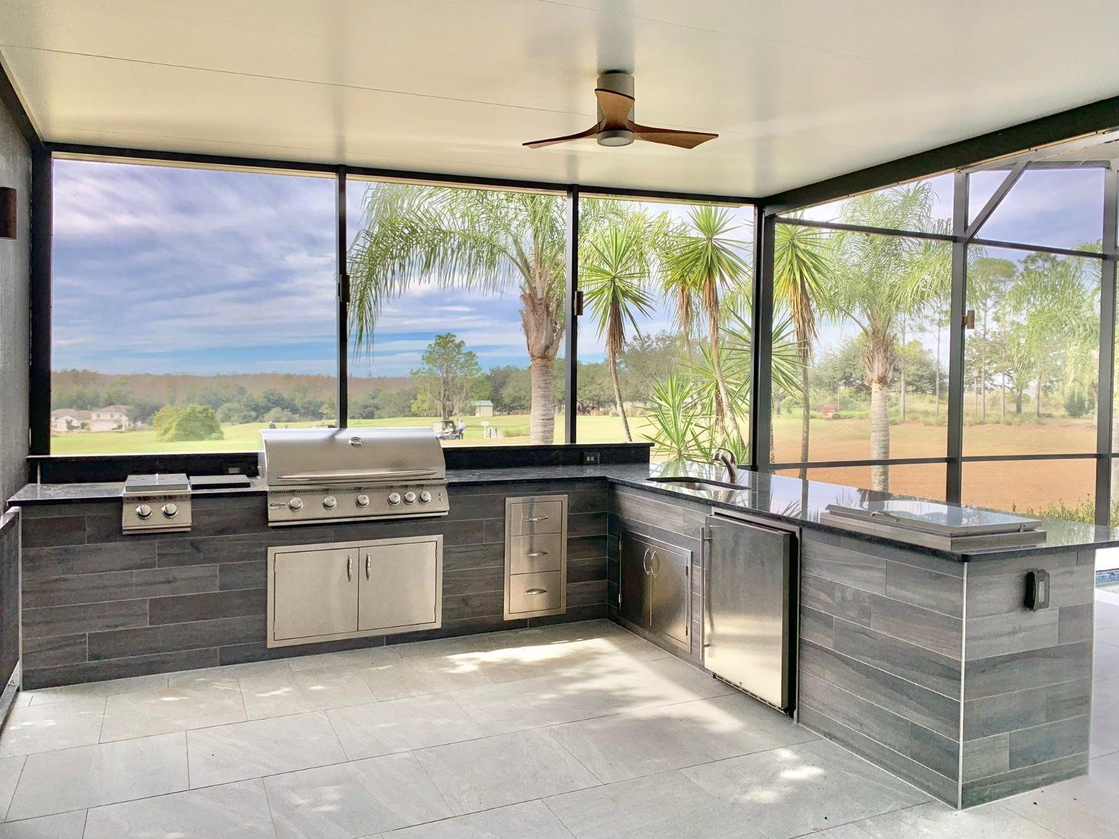 Outdoor bar and Kitchen with Outdoor Garden Kitchen Set Kitchen BBQ Cabinets