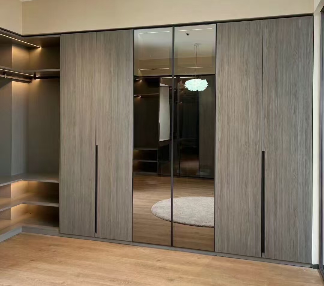 Tall Custom Modern Open Combination Cloth Walk in Closet Bedroom Furniture for Clothes Foldable Metal Cabinet Wardrobes Closet