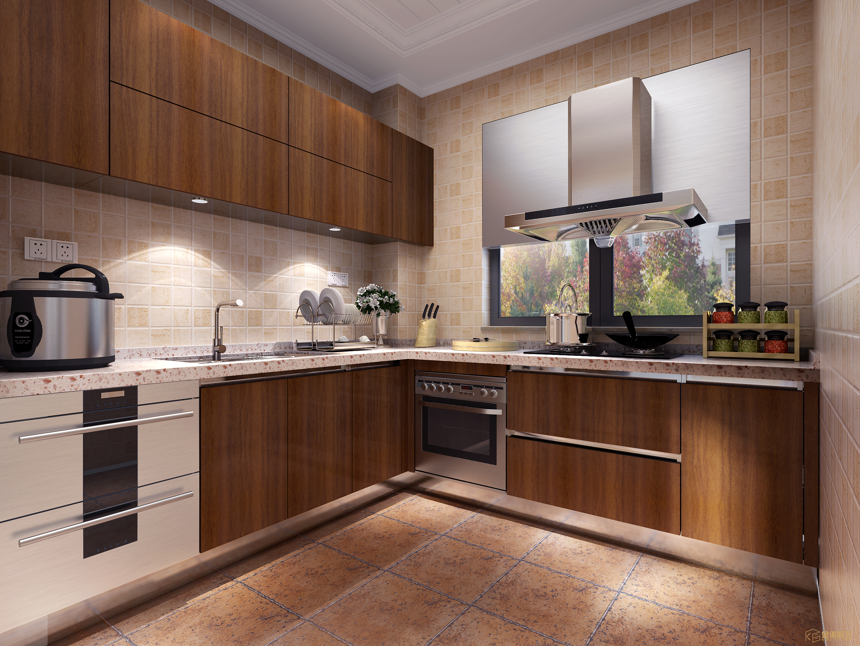 Modern Custom Kitchen Cabinets Design