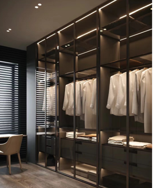 Custom Glass Wardrobe