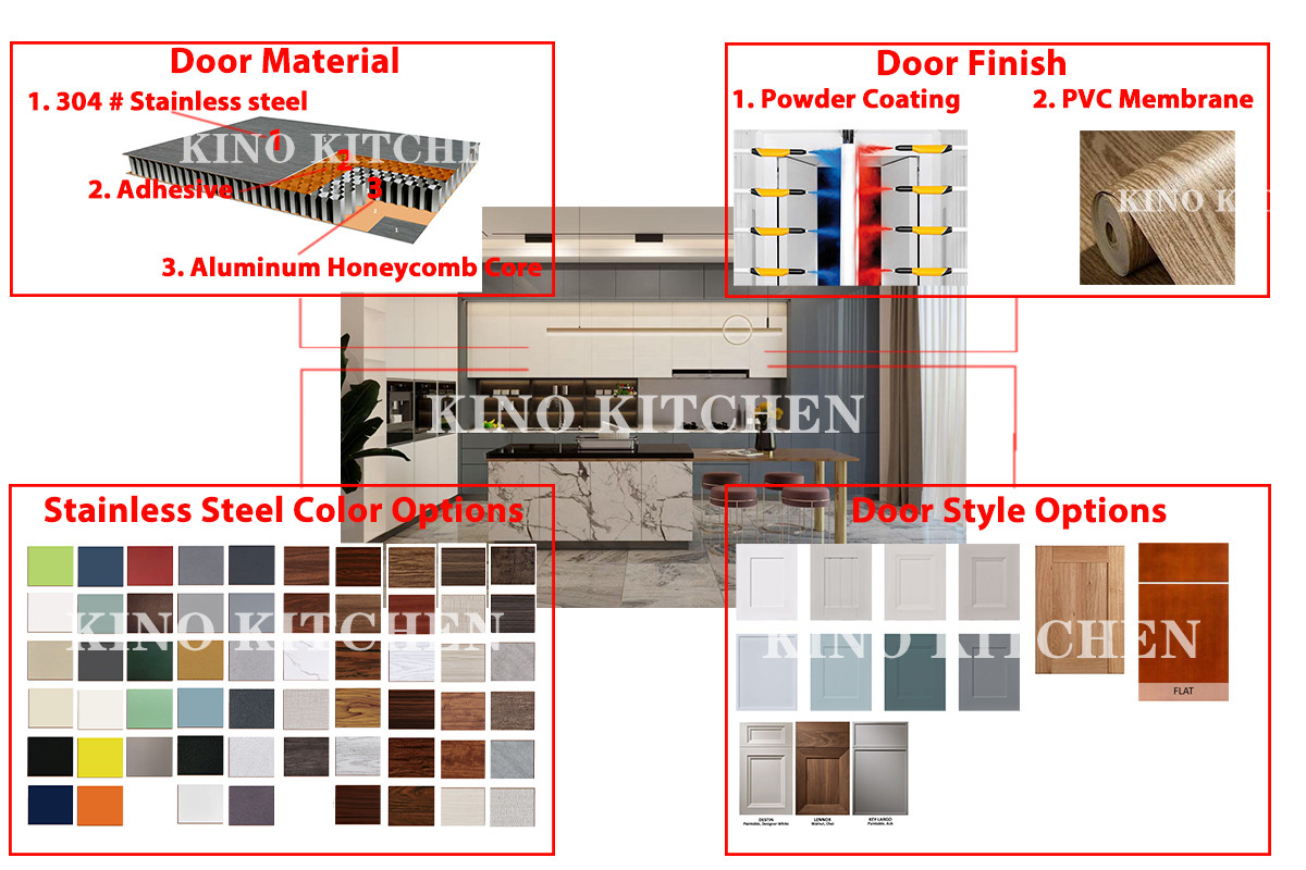 Contemporary Design Ready to Assemble Furniture Complete Sets Stainless Steel Modular Bathroom Vanity for Sale