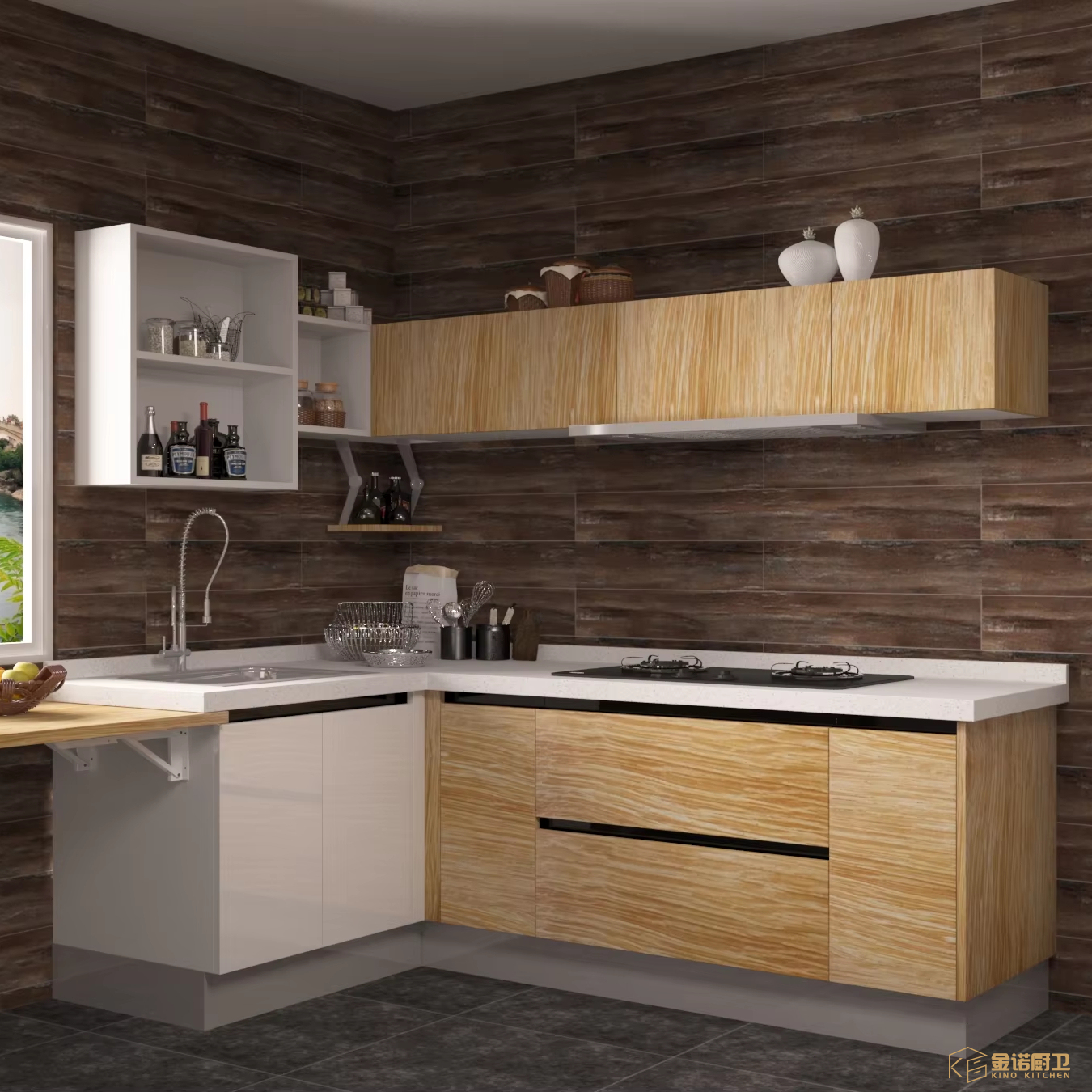 White Gloss Kitchen Cabinet Inspiration