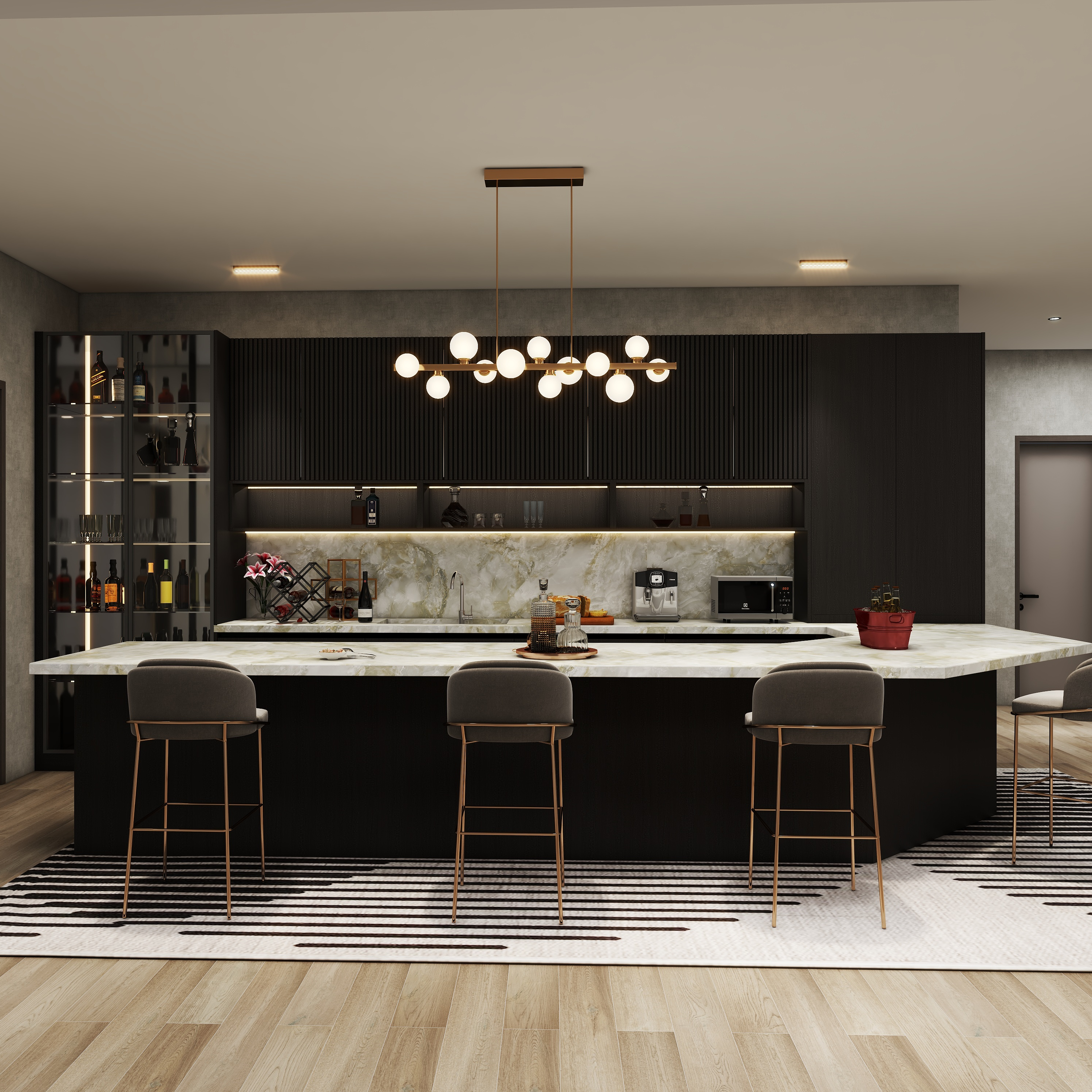 Luxury Stainless Steel Kitchen Cabinet Organizers