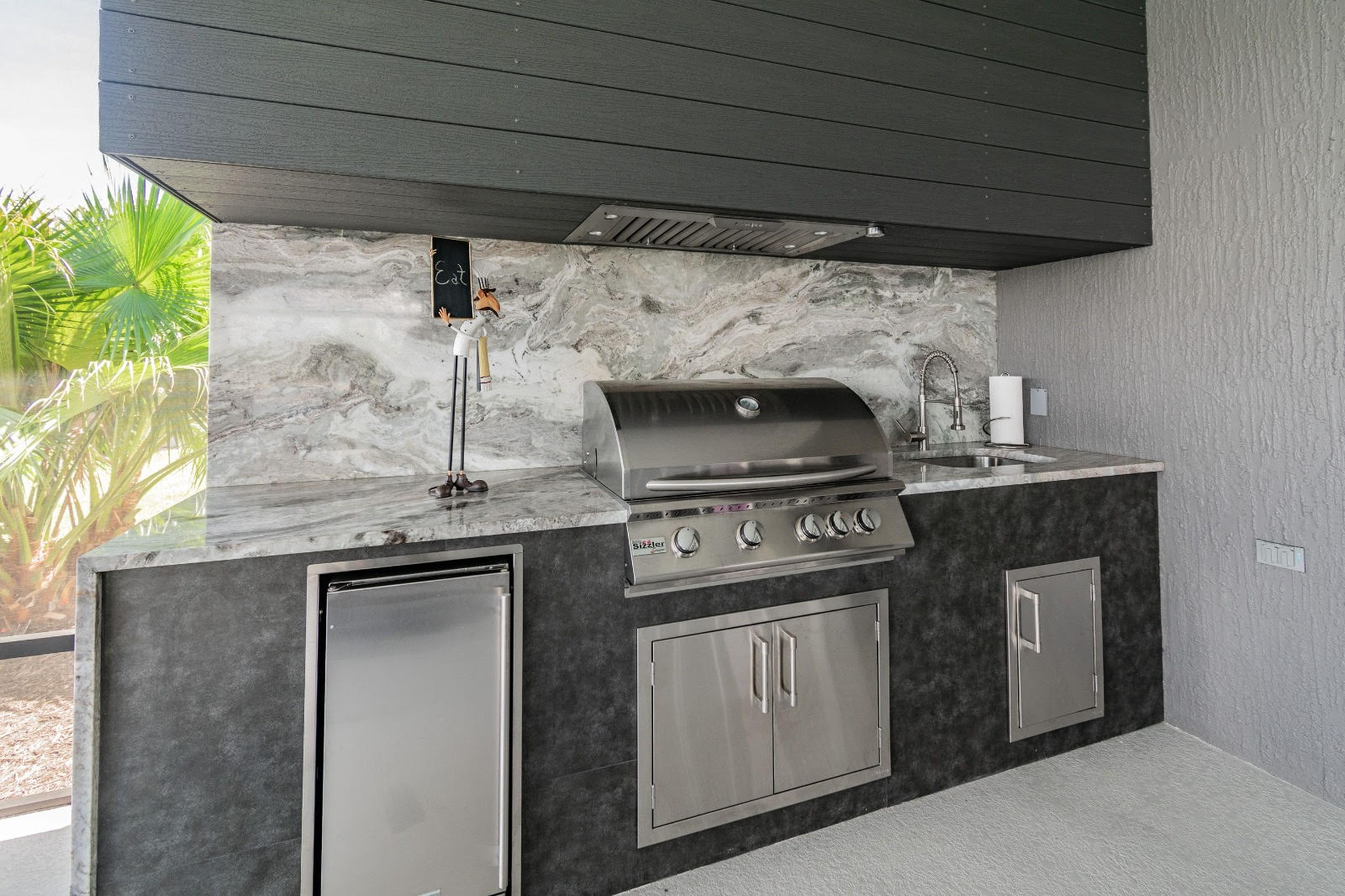 Outdoor bar and Kitchen with Outdoor Garden Kitchen Set Kitchen BBQ Cabinets