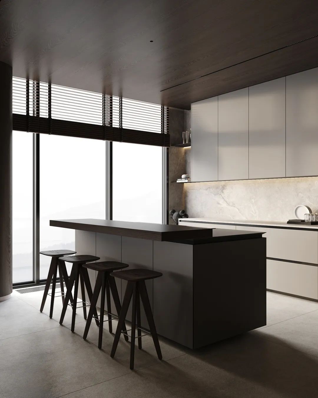 Villa Stainless Steel Kitchen Cabinet