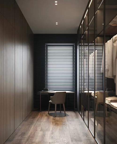 Custom Glass Wardrobe