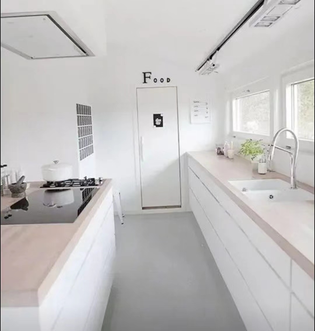 Stylish Stainless Steel Kitchen Cabinet