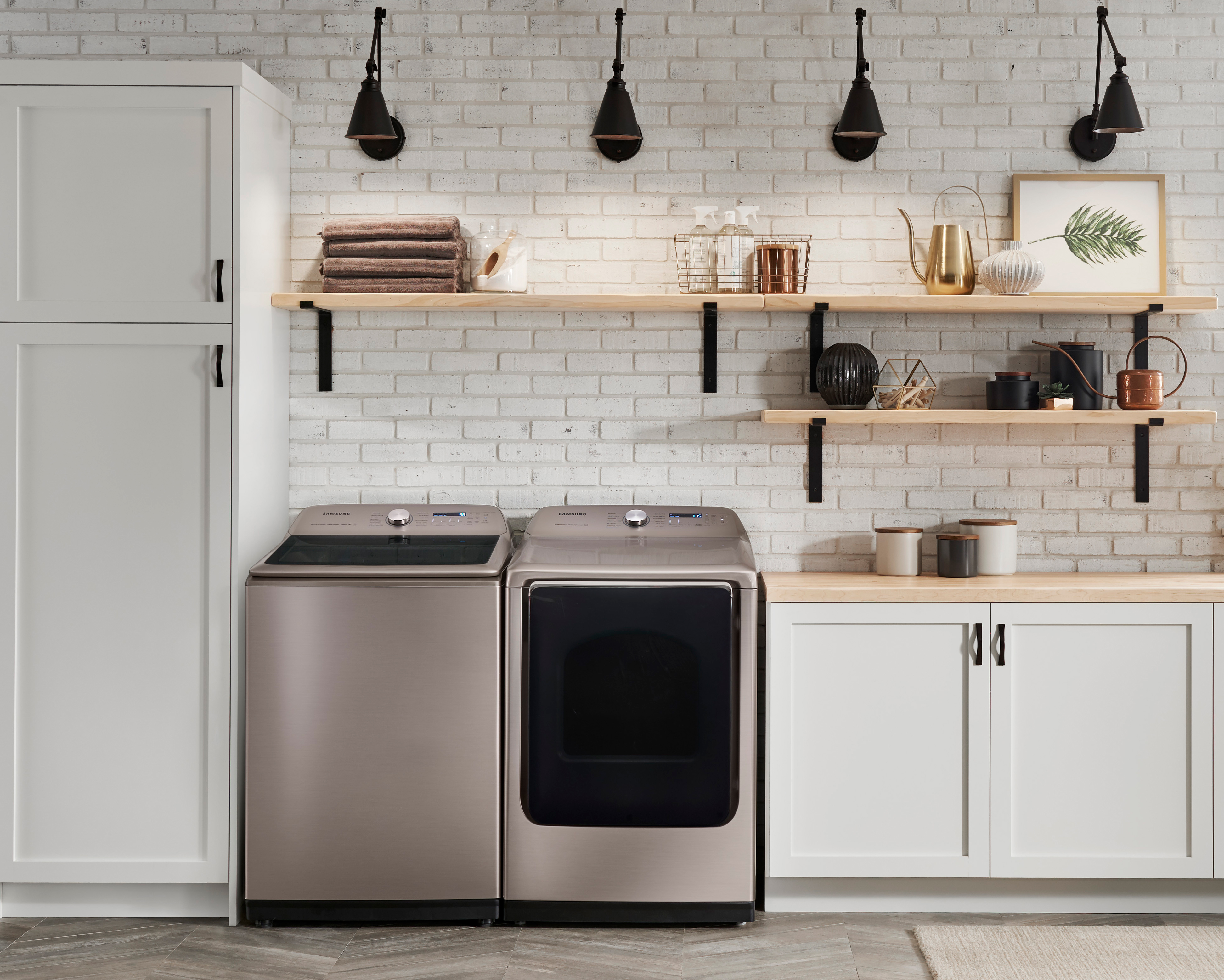 Modern Style Lacquer Stainless Steel Custom Design Sink Cabinet Laundry Room Furniture