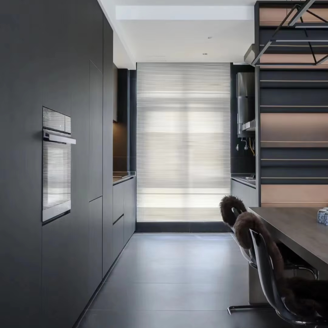 Contemporary Stainless Steel Kitchen Cabinet