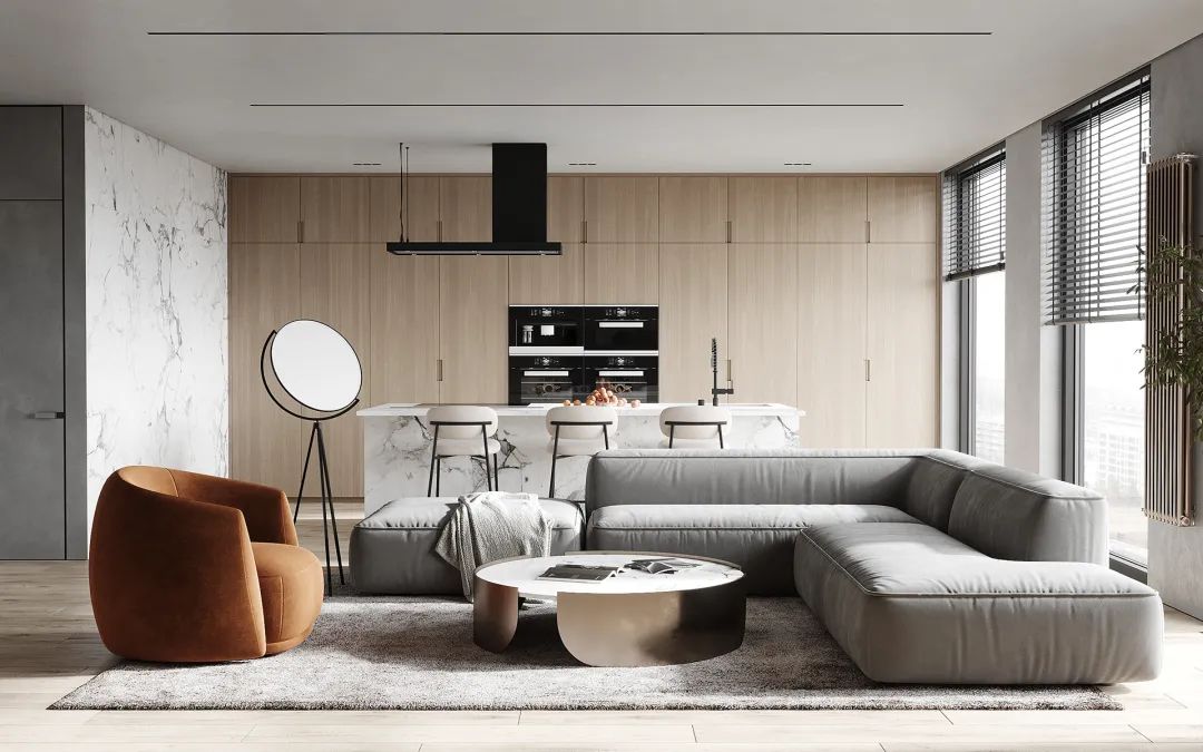 Modern Designs Kitchen Cabinets with Pantry and Island with Sink Stainless Steel Kitchen Cabinet Shaker Kitchen Cabinet