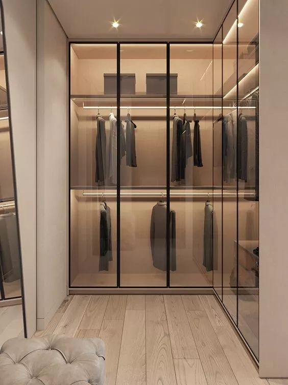 Tall Custom Modern Open Combination Cloth Walk in Closet Bedroom Furniture for Clothes Metal Cabinet Wardrobes Closet