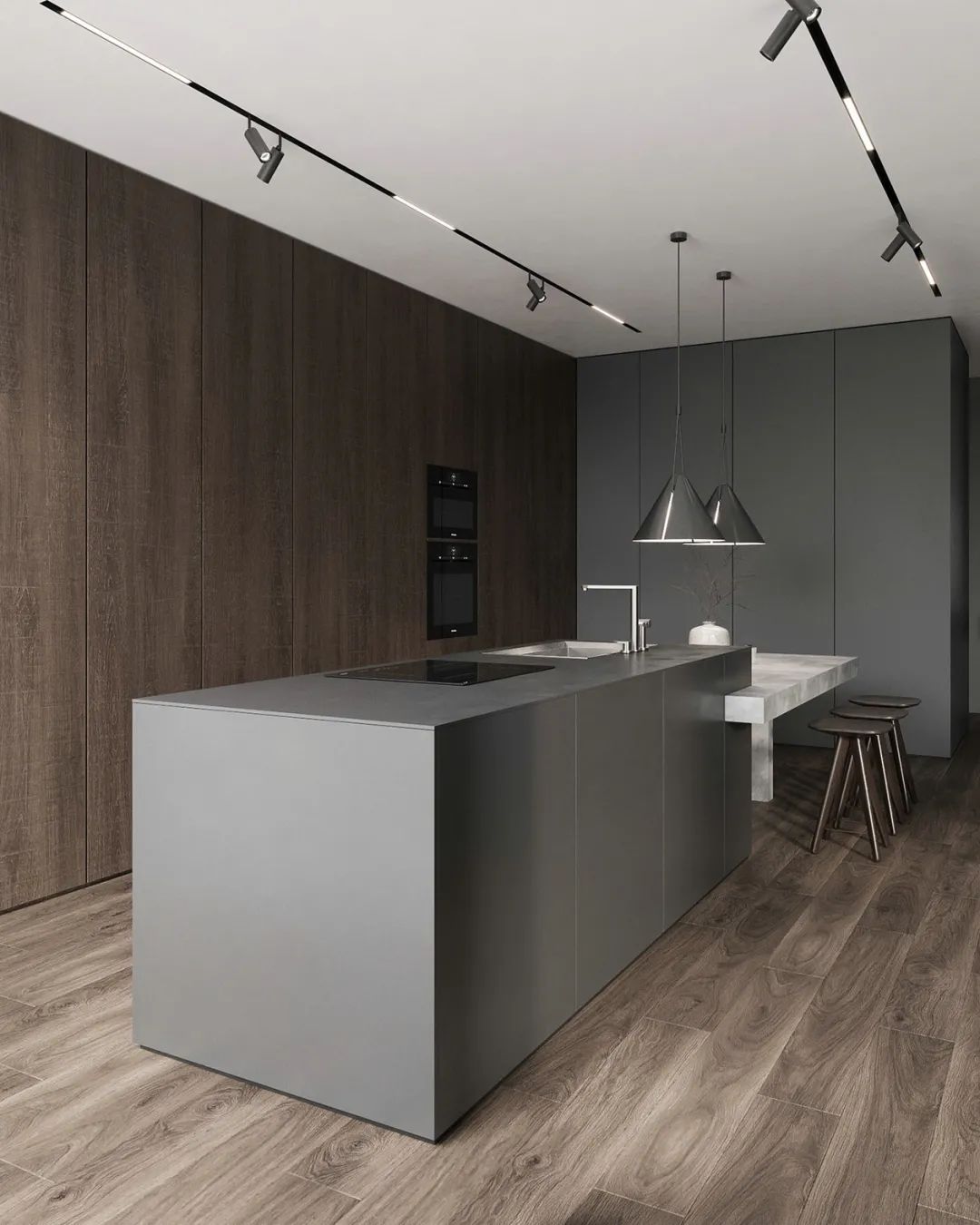 Modern Designs Kitchen Cabinets with Pantry and Island with Sink Stainless Steel Kitchen Cabinet Shaker Kitchen Cabinet