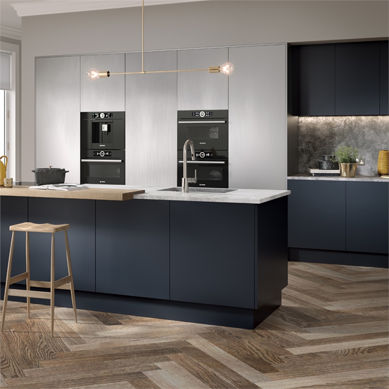 Sleek Modular Stainless Steel Cabinet