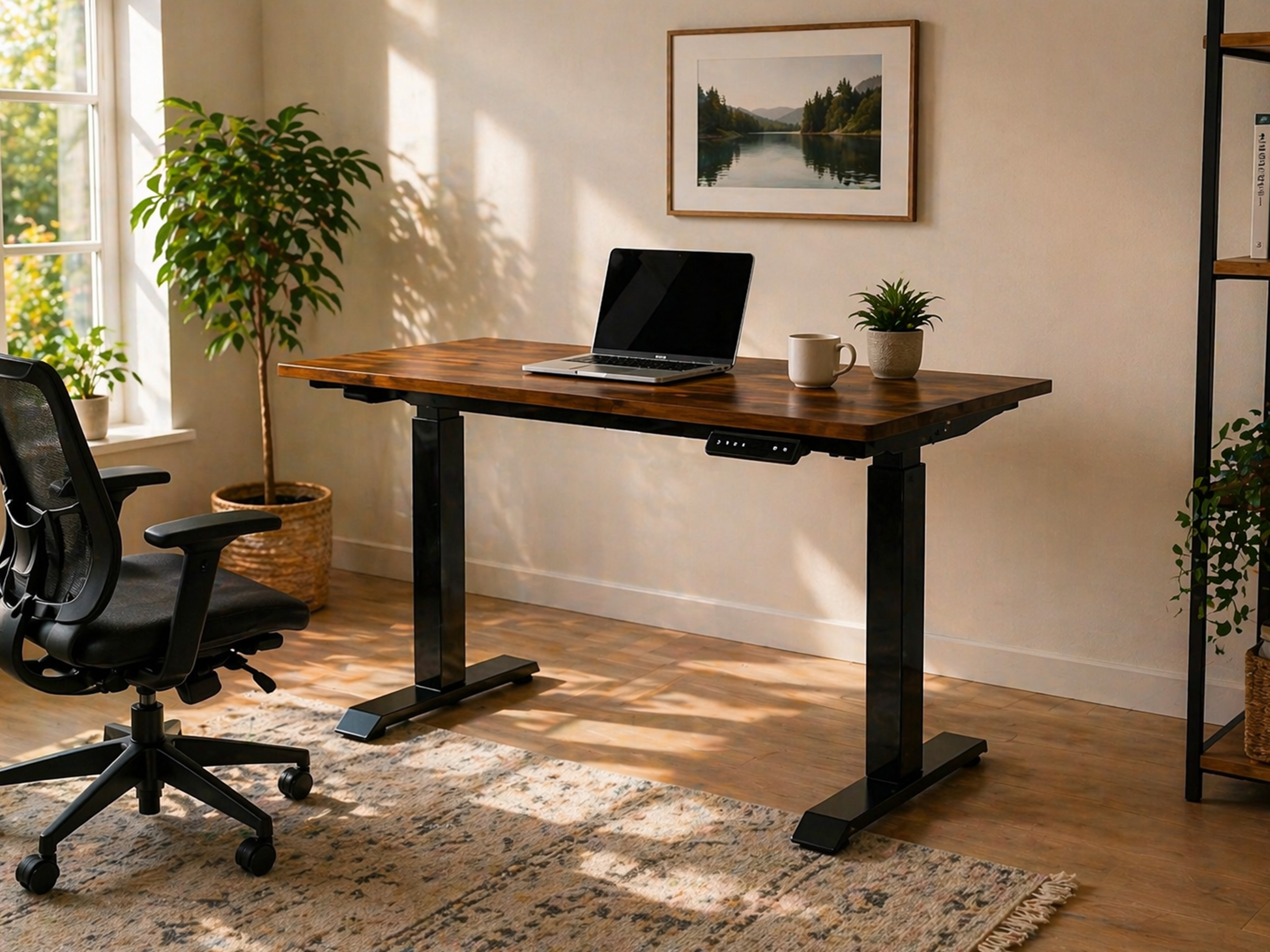 ZY-02 Dual Motor Standing Desk 2 Stage Training Room Adjustable Desk for Education Office Use
