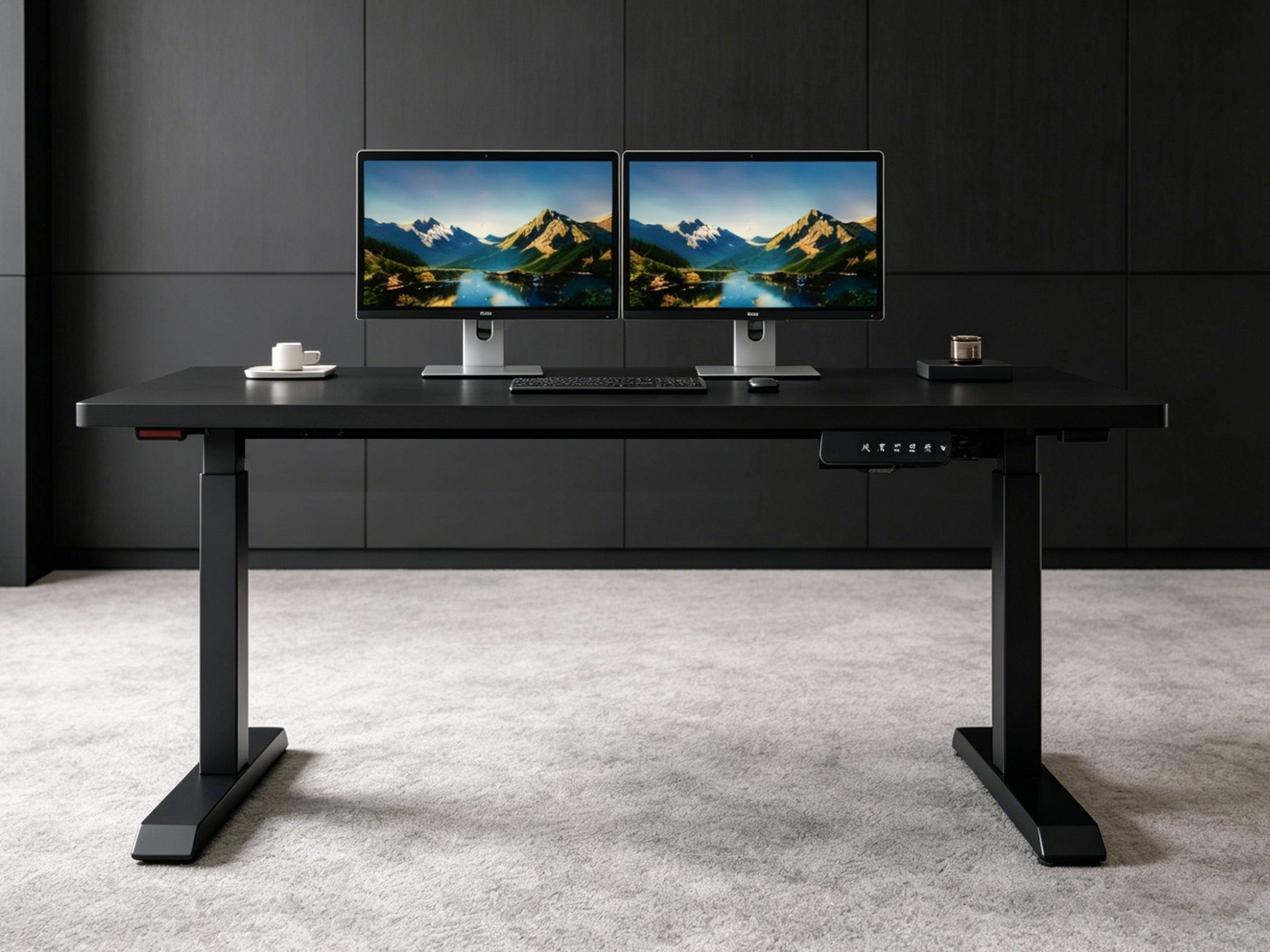 ZY-02 Dual Motor Standing Desk 2 Stage Training Room Adjustable Desk for Education and Office Use