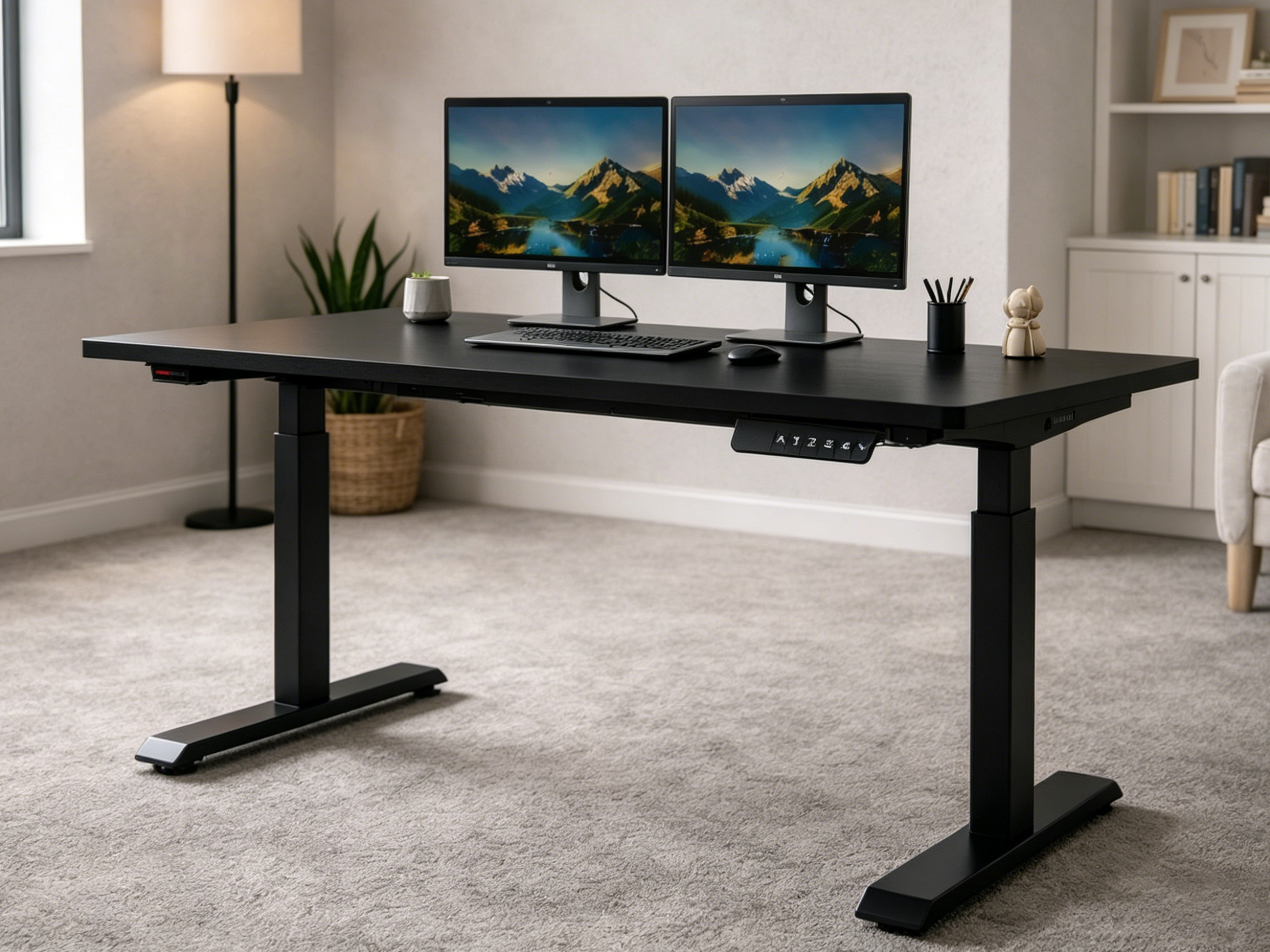 ZY-02 Dual Motor Standing Desk Frame 2 Stage Electric Adjustable Desk Base Supplier Wholesale