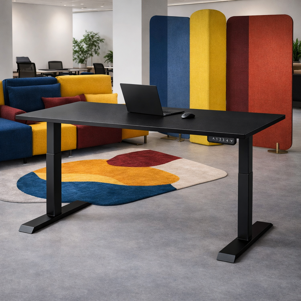 ZY-02 Electric Standing Desk with Gradient RGB Lighting Workspace