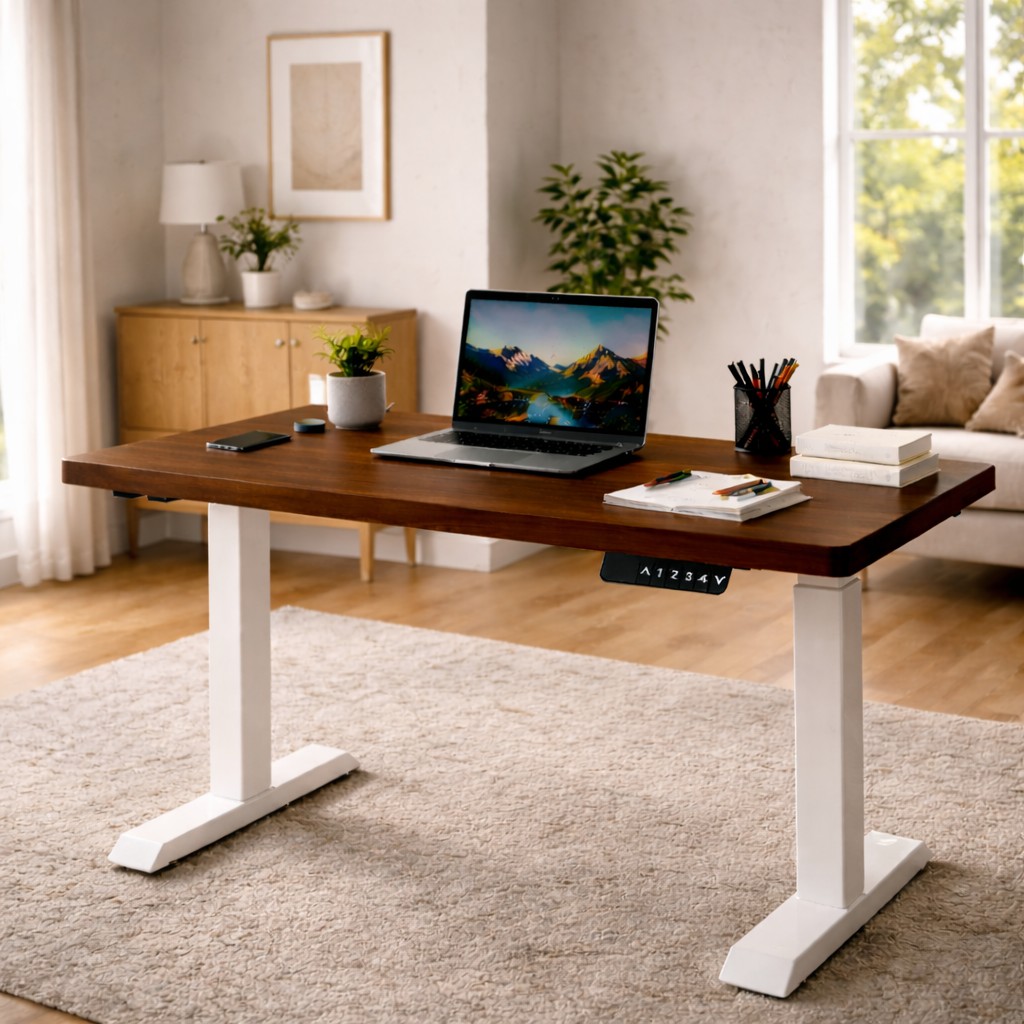 ZY-02 Dual Motor Standing Desk 2-Stage Adjustable Workstation Desk for IT Tech Company Offices