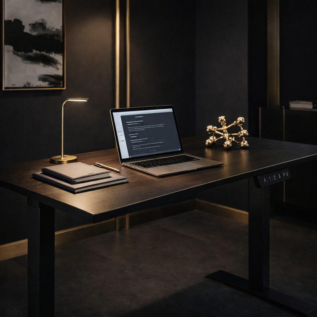 ZY-02 Dual Motor Standing Desk Modern Minimalist Home Workspace Compact Design