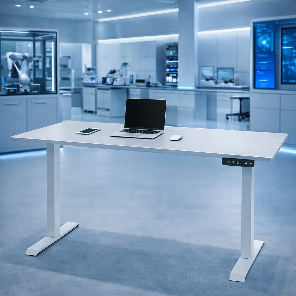 ZY-02 Dual Motor 2-Stage Electric Standing Desk Open Office Collaborative Workspace Adjustable Desk