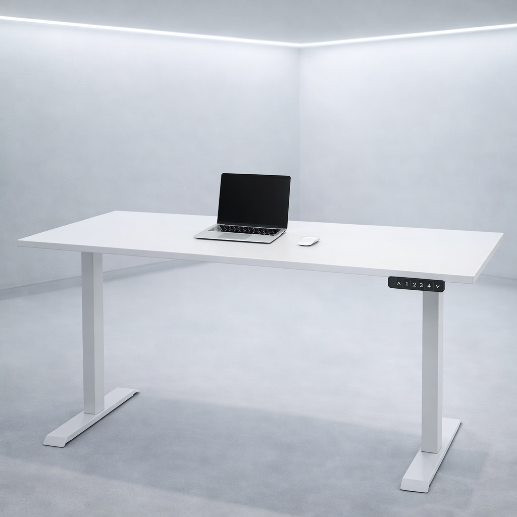 ZY-02 Dual Motor 2-Stage Electric Standing Desk Classroom Training Workspace Ergonomic Adjustable Desk