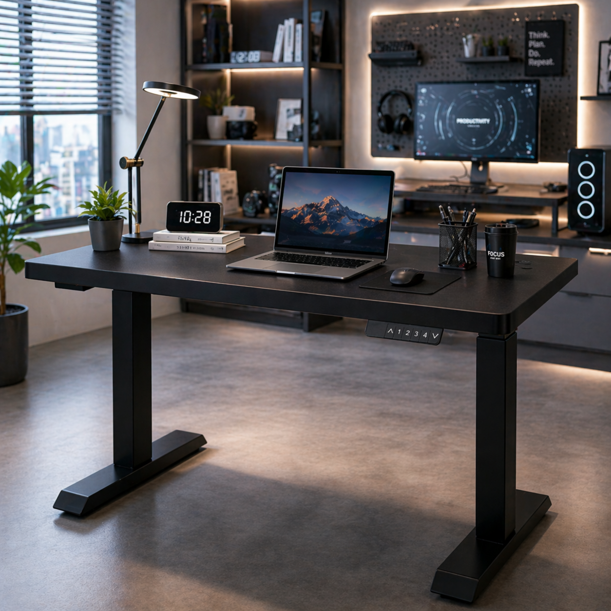 ZY-02 Dual Motor Adjustable Workstation Desk 2 Stage Electric Sit Stand Table for Commercial Office Furniture Supply