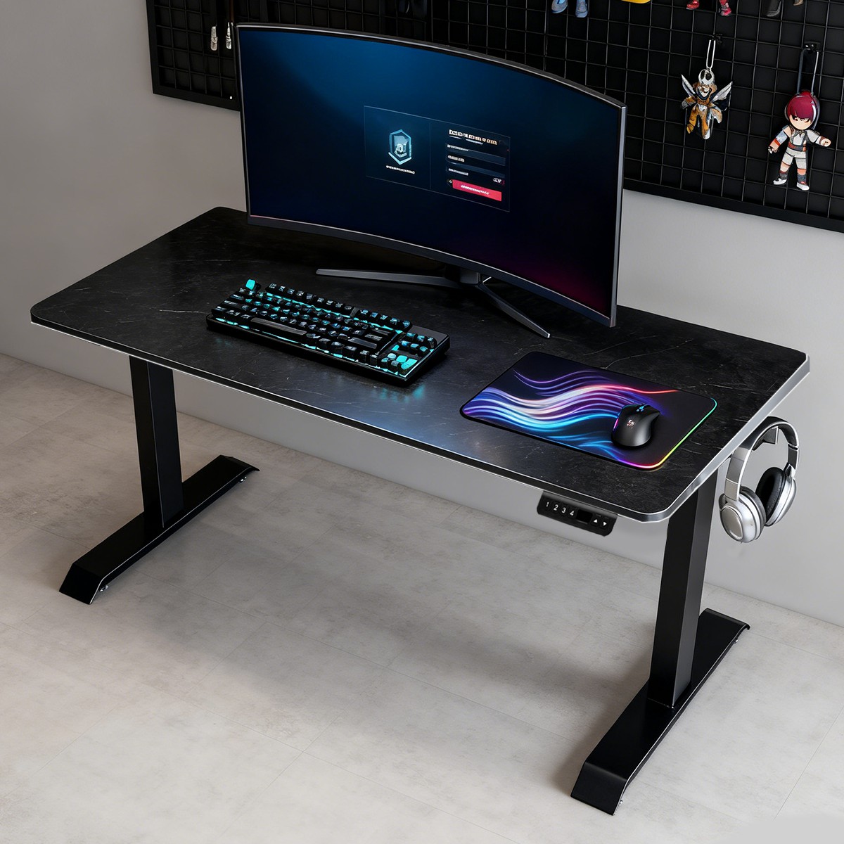 ZY-02 Dual Motor Standing Desk 2-Stage Industrial Grade Sit Stand Desk for Warehouse Offices