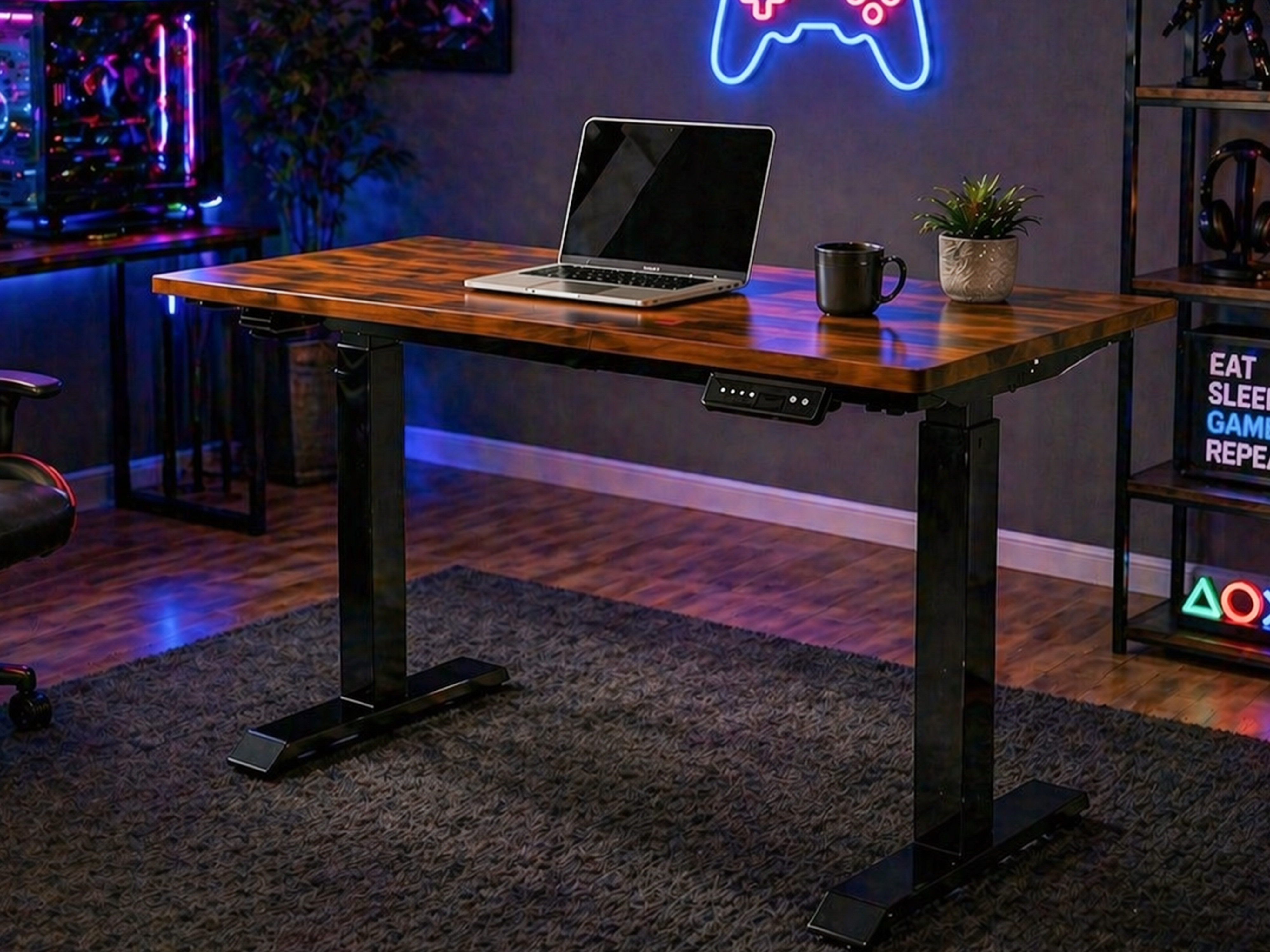 ZY-02 Dual Motor Standing Desk 2 Stage Executive Office Adjustable Desk Premium Workspace Solution